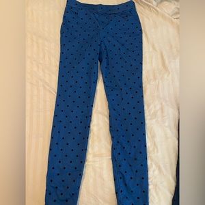 Martha Stewart Polka Dot Jeggings size 12L